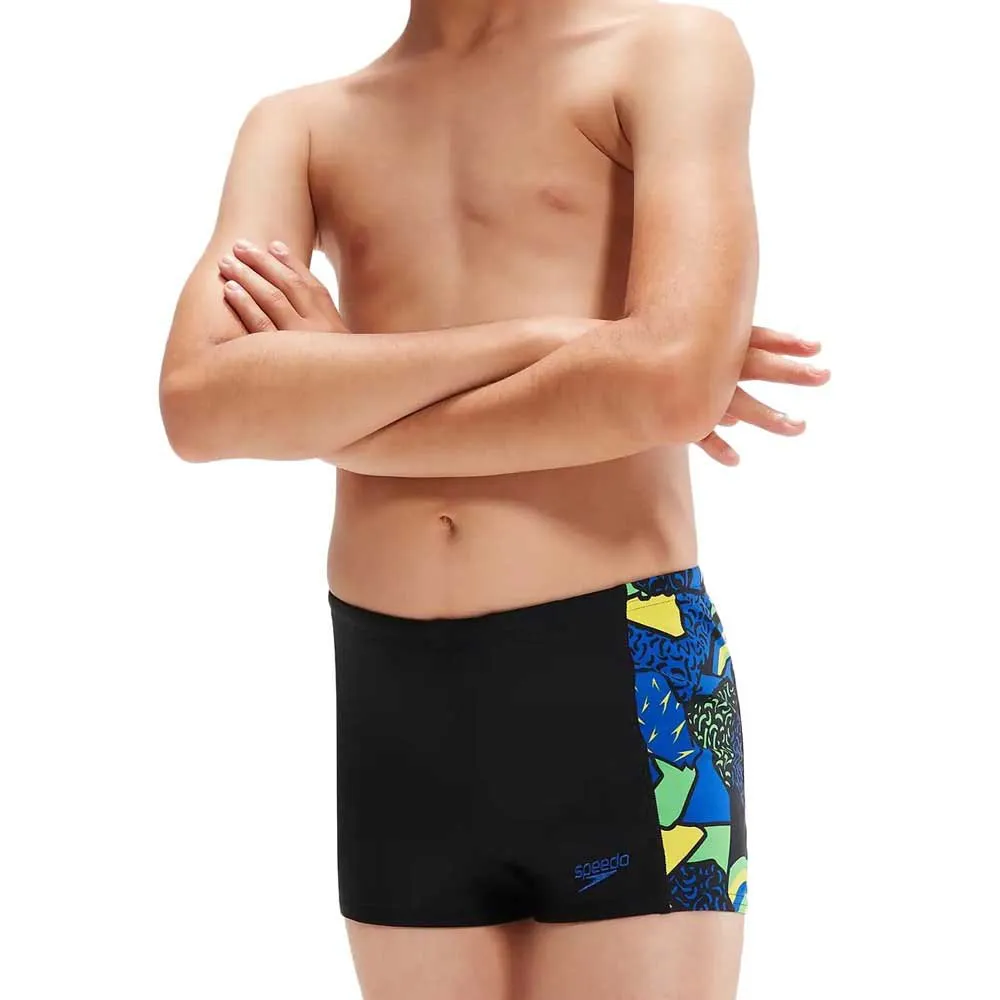 Speedo Allover Panel Badehose Boxer Speedo Allover Panel Badehose Boxer