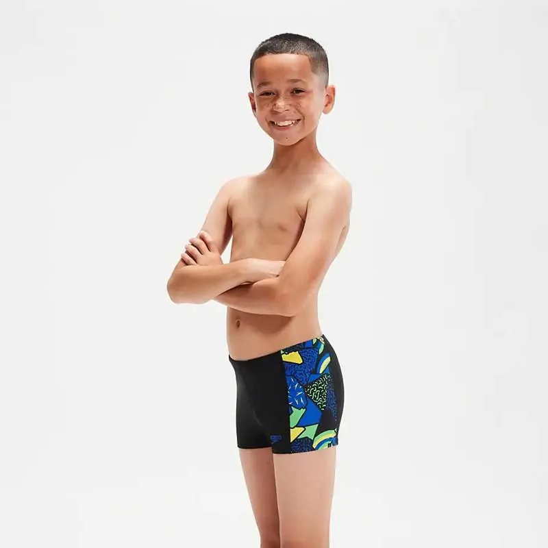 Speedo Allover Panel Badehose Boxer Speedo Allover Panel Badehose Boxer