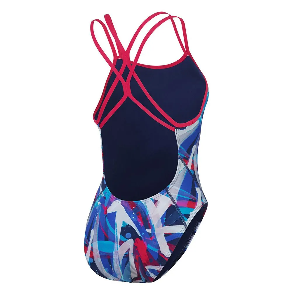 Speedo Allover Star-back Badeanzug Speedo Allover Star-back Badeanzug