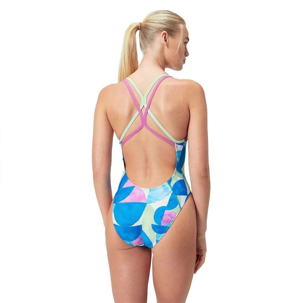 Speedo Allover Starback Badeanzug Speedo Allover Starback Badeanzug