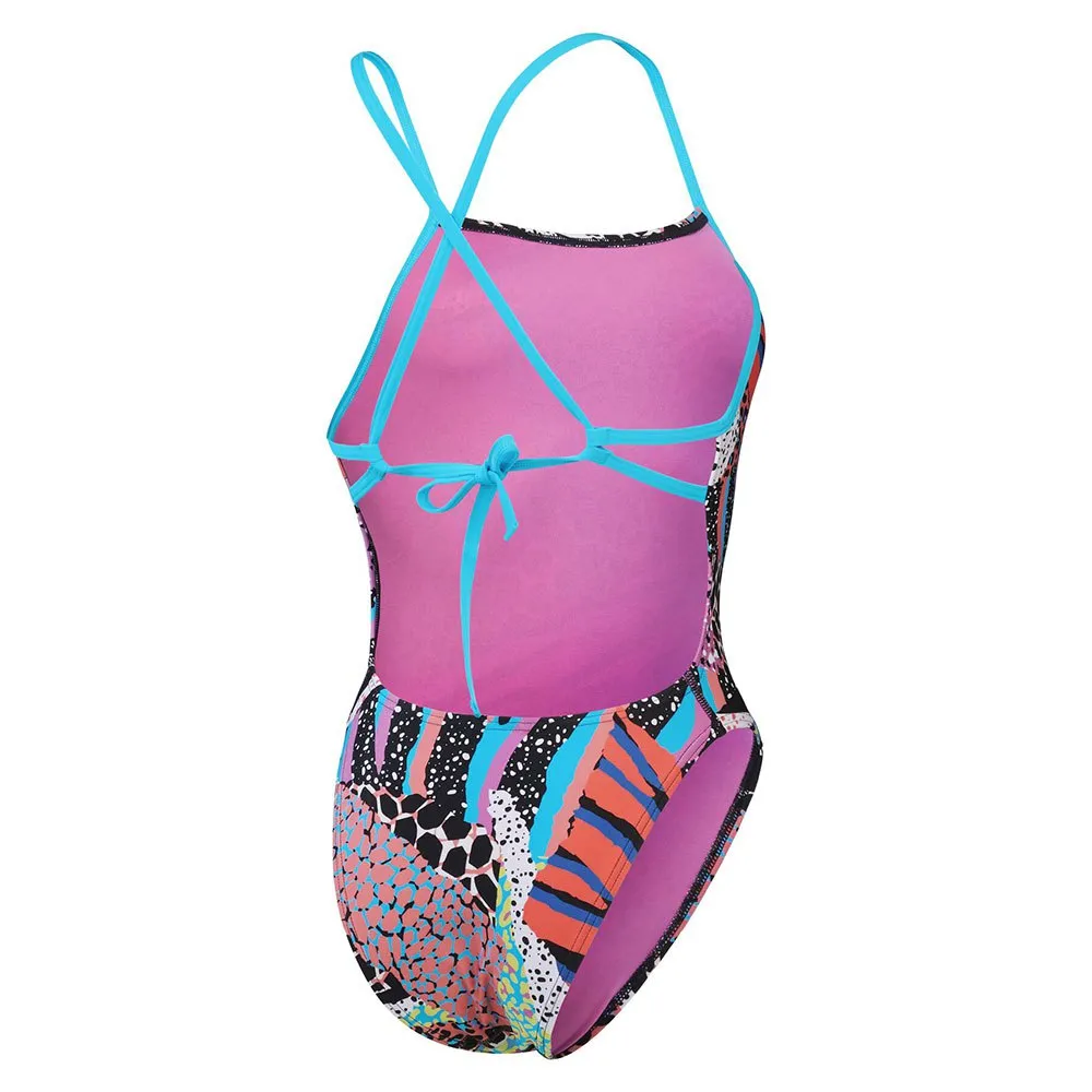 Speedo Allover Tie-back Badeanzug