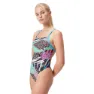 Speedo Allover Tie-back Badeanzug