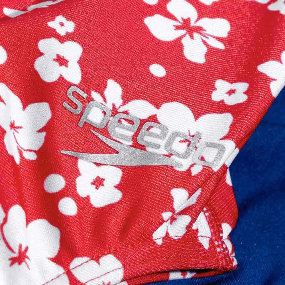 Speedo Allover V-back Badeanzug female Speedo Allover V-back Badeanzug female