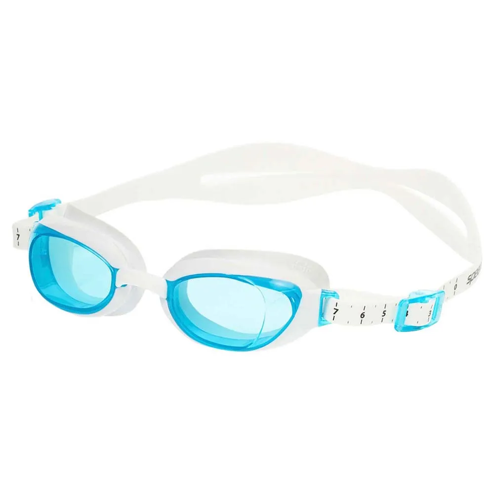 Speedo Aquapure Schwimmbrille Für Frauen, White / blue, One Size Speedo Aquapure Schwimmbrille Für Frauen, White / blue, One Size