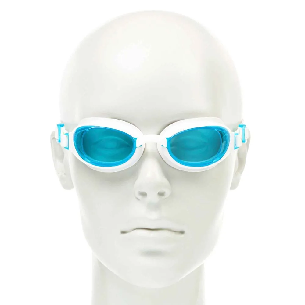 Speedo Aquapure Schwimmbrille Für Frauen, White / blue, One Size Speedo Aquapure Schwimmbrille Für Frauen, White / blue, One Size