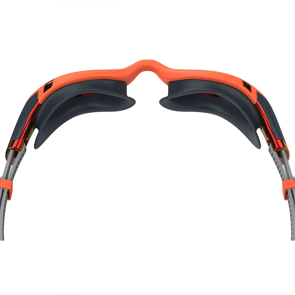 Speedo Biofuse 2.0 Mirror Schwimmbrille, Amber wave / steel / crimson mirror, One Size Speedo Biofuse 2.0 Mirror Schwimmbrille, Amber wave / steel / crimson mirror, One Size