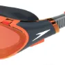 Speedo Biofuse 2.0 Mirror Schwimmbrille, Amber wave / steel / crimson mirror, One Size