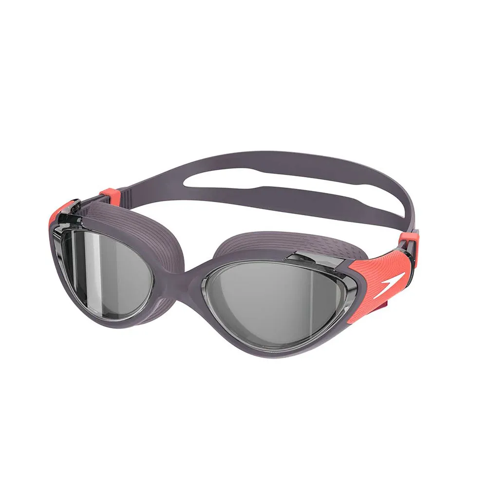 Speedo Biofuse 2.0 Mirror W Schwimmbrille Für Frauen unisex, Vintage fog / steel / silver mirror, One Size