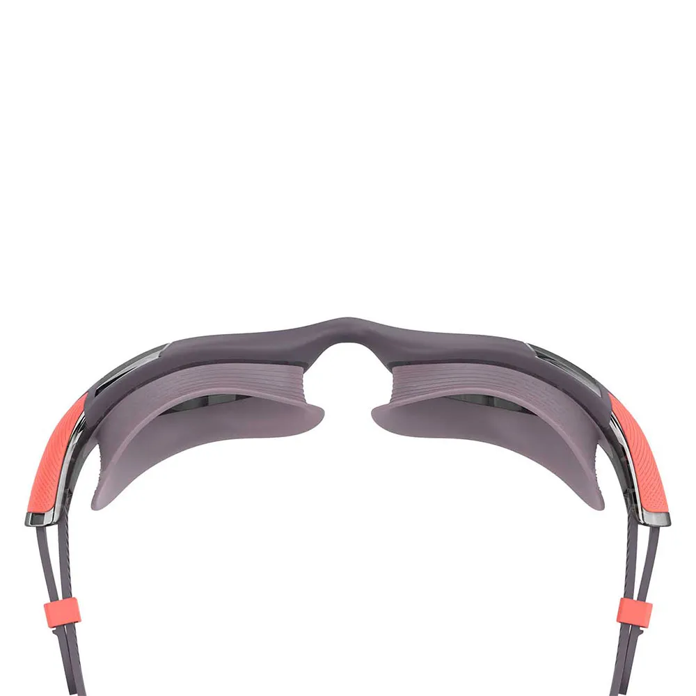 Speedo Biofuse 2.0 Mirror W Schwimmbrille Für Frauen unisex, Vintage fog / steel / silver mirror, One Size