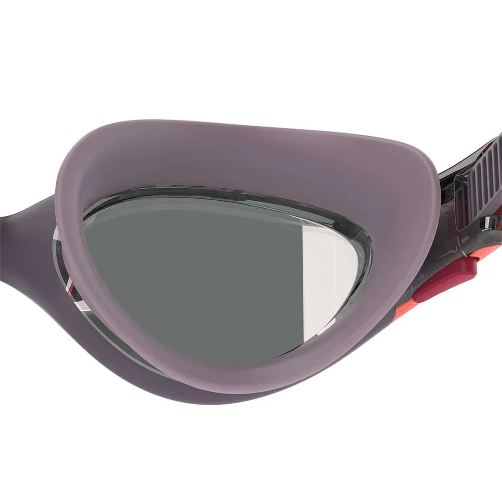 Speedo Biofuse 2.0 Mirror W Schwimmbrille Für Frauen unisex, Vintage fog / steel / silver mirror, One Size