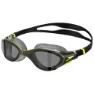 Speedo Biofuse 2.0 Polarised Schwimmbrille, Dark green / hyper / polarised smoke, One Size