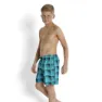 Speedo Boombastic Printed Leisure 15´´ Badeshorts male, Black / bali blue / aquarium, 10-11Y