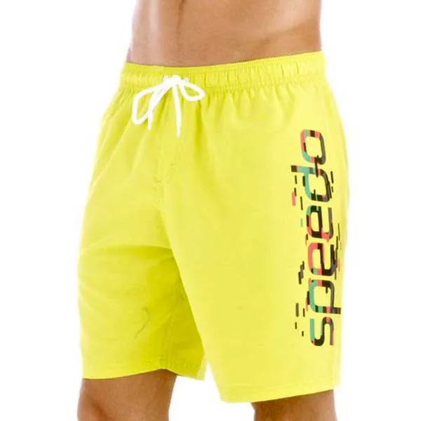 Speedo Bv Graphic 18´´ Badeshorts, Acid / black Speedo Bv Graphic 18´´ Badeshorts, Acid / black