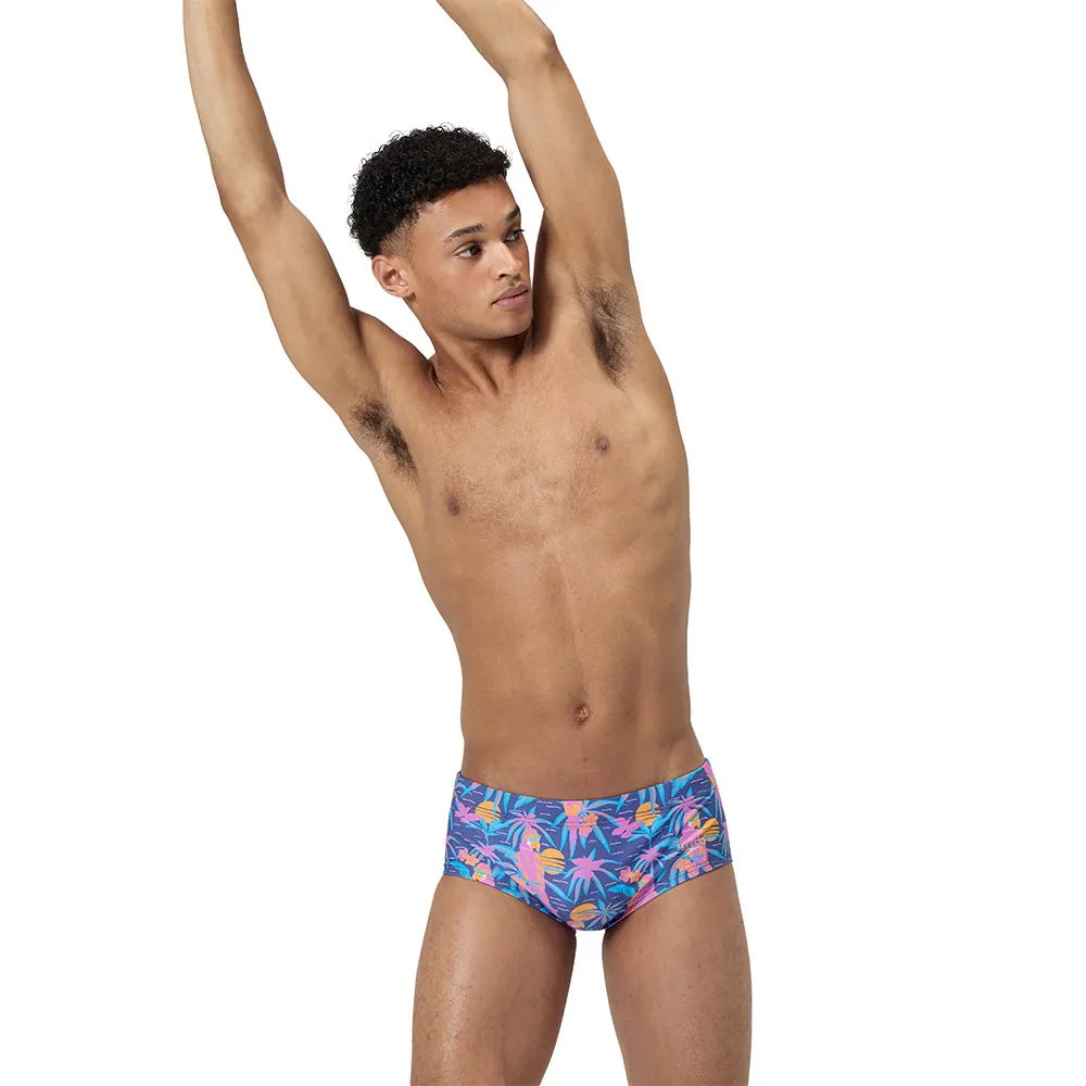 Speedo Club Training Allover 13.5cm Badeslip Speedo Club Training Allover 13.5cm Badeslip