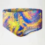 Speedo Club Training Allover 17 Cm Badeslip, Indigo glow / orchid shine / green glow / mango / lemon dr