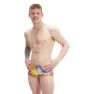 Speedo Club Training Allover 17 Cm Badeslip, Indigo glow / orchid shine / green glow / mango / lemon dr