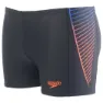 Speedo Colour Blend Placement Panel Aquashort Badehose Boxer male, Oxid grey / deep peri / siren