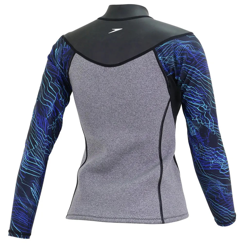 Speedo Combofit Activity Multisport 2mm Langarm-t-shirt, Black / aquarium, XL Speedo Combofit Activity Multisport 2mm Langarm-t-shirt, Black / aquarium, XL
