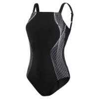 Speedo Crystallux Printed Shaping Shape Comprex Badeanzug Speedo Crystallux Printed Shaping Shape Comprex Badeanzug