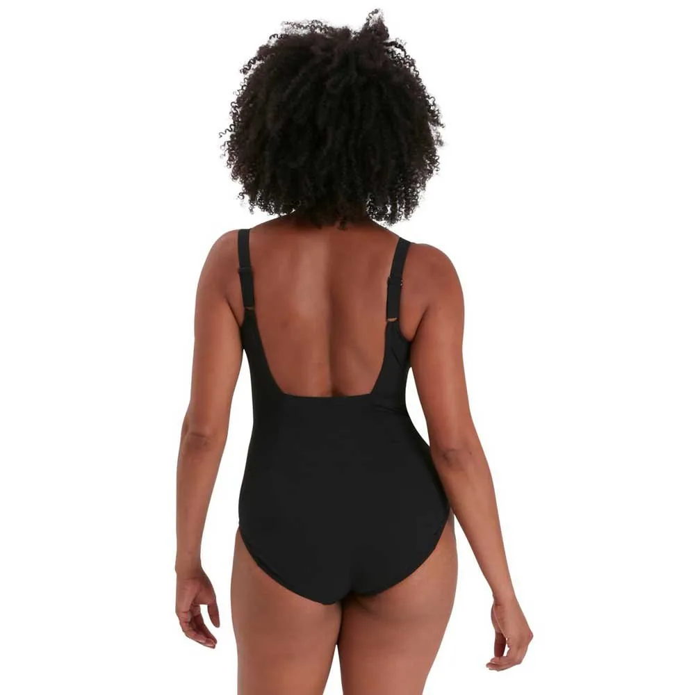 Speedo Crystallux Printed Shaping Shape Comprex Badeanzug Speedo Crystallux Printed Shaping Shape Comprex Badeanzug