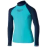 Speedo Delight Uv-schutz Langarm-t-shirt unisex, Turquoise / navy, 10Y