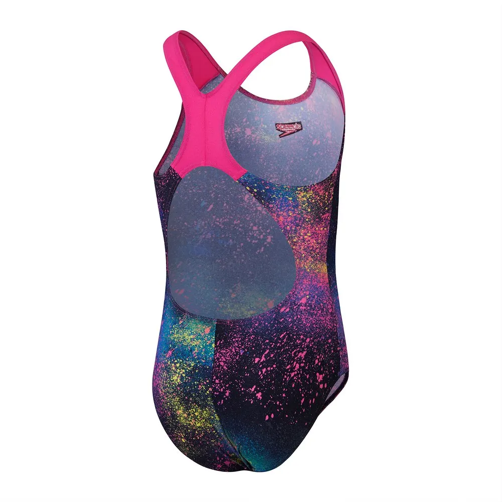 Speedo Digital Allover Badeanzug female, Black / flare pink / bolt / lemon drizzle / true cobalt, 15-16Y Speedo Digital Allover Badeanzug female, Black / flare pink / bolt / lemon drizzle / true cobalt, 15-16Y