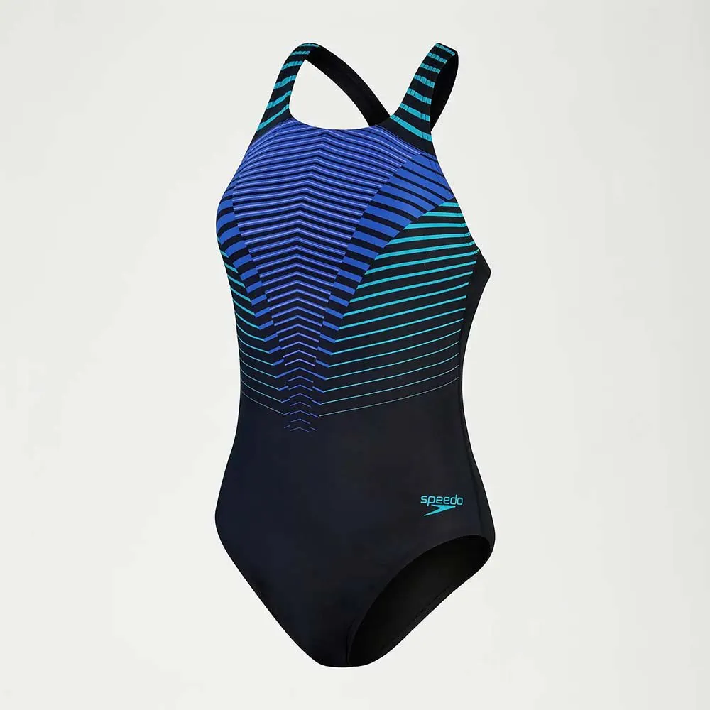 Speedo Digital Placement Medalist Badeanzug female, Black / chroma blue / aquarium / miami lilac Speedo Digital Placement Medalist Badeanzug female, Black / chroma blue / aquarium / miami lilac