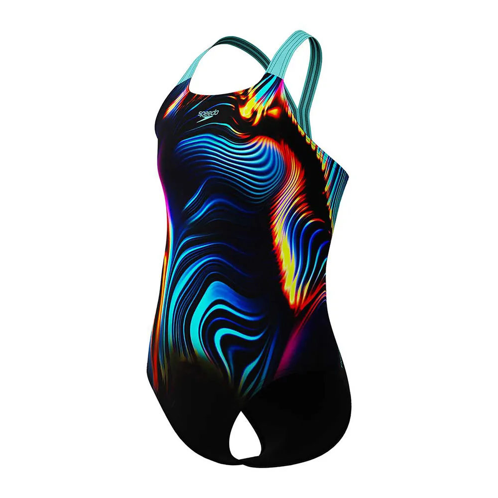 Speedo Digital Placement Powerback Badeanzug
