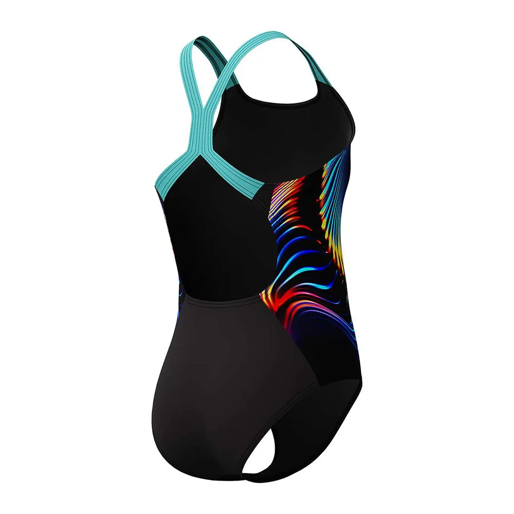 Speedo Digital Placement Powerback Badeanzug