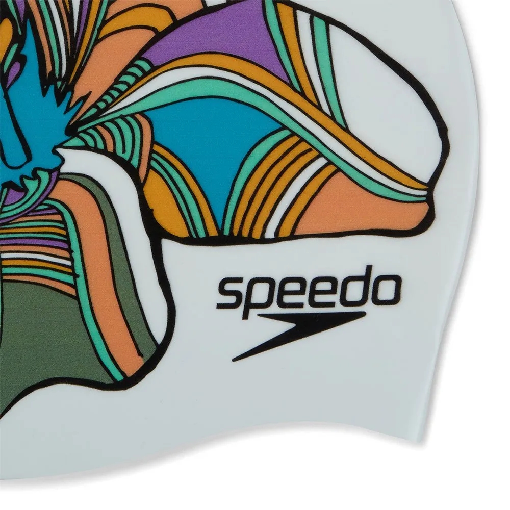 Speedo Digital Printed Badekappe, Fern green / fluo arctic / neon violet Speedo Digital Printed Badekappe, Fern green / fluo arctic / neon violet
