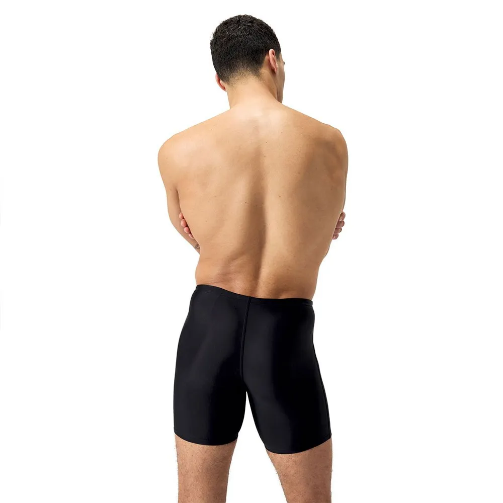 Speedo Duo Logo Print Mid Jammer, Black / mandarin peel / dark teal Speedo Duo Logo Print Mid Jammer, Black / mandarin peel / dark teal