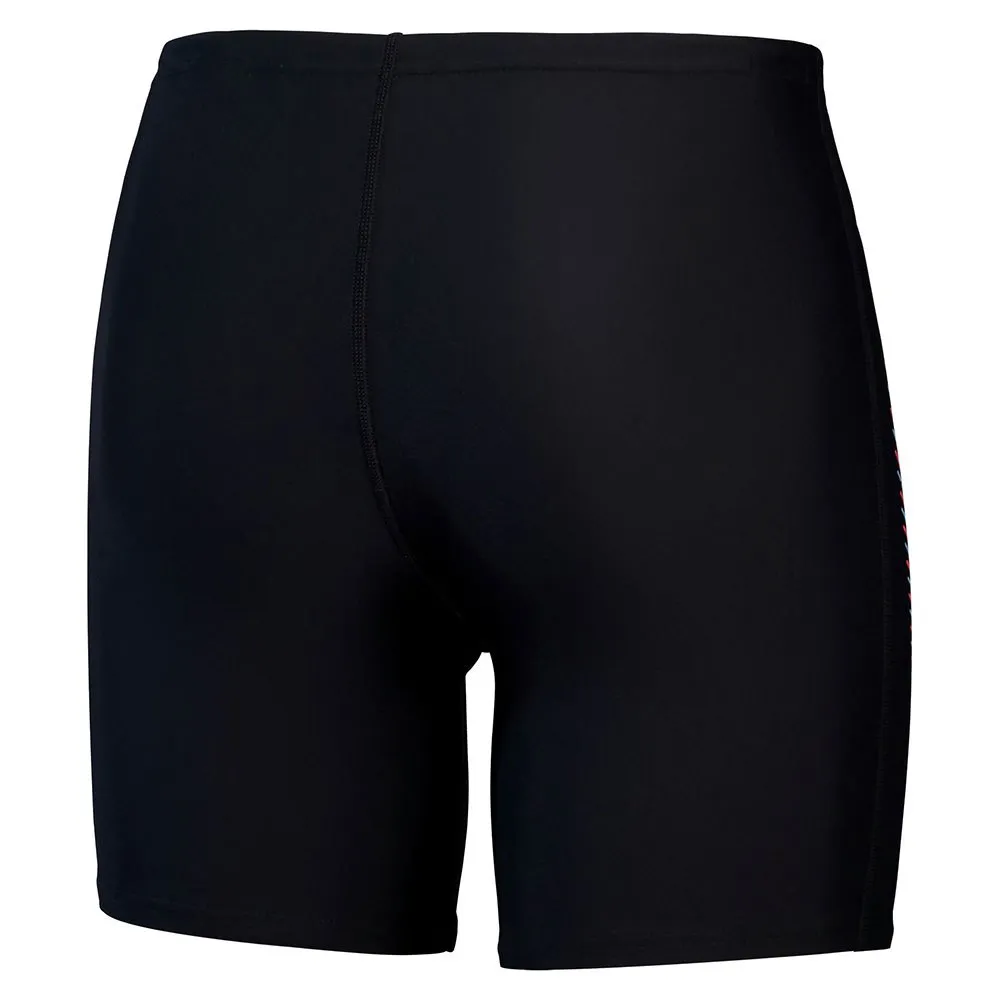 Speedo Duo Logo Print Mid Jammer male, Black / mandarin peel / dark teal Speedo Duo Logo Print Mid Jammer male, Black / mandarin peel / dark teal