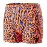 Speedo Electric Spritz Allover Badehose Boxer, Amparo blue / navy / fluo orange