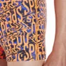 Speedo Electric Spritz Allover Badehose Boxer male, Amparo blue / navy / fluo orange