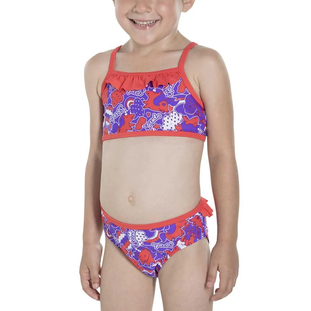 Speedo Fantasy Beats Essential Bikini male, Watermelon / amparo blue / white, 3Y Speedo Fantasy Beats Essential Bikini male, Watermelon / amparo blue / white, 3Y