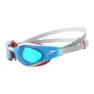 Speedo Fastskin Hyper Elite Schwimmbrille, Aqua blue / bolt / flame red, One Size