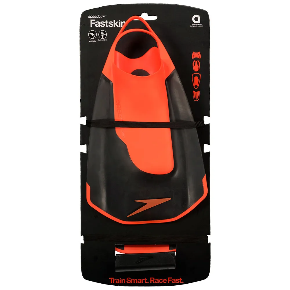 Speedo Fastskin Kickfin Schwimmflossen, Black / red Speedo Fastskin Kickfin Schwimmflossen, Black / red