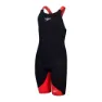 Speedo Fastskin Lzr Ignite Kneeskin Wettkampfanzug female, Black / flame red, 7-8Y