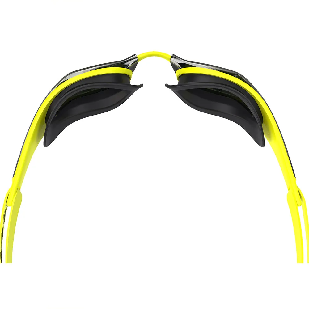 Speedo Fastskin Pure Focus Mirror Schwimmbrille, Hyper yellow / smoke / silver mirror, One Size Speedo Fastskin Pure Focus Mirror Schwimmbrille, Hyper yellow / smoke / silver mirror, One Size