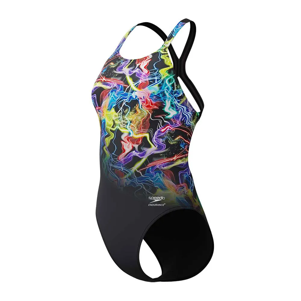 Speedo Fl Placement Printed Powerback Badeanzug female