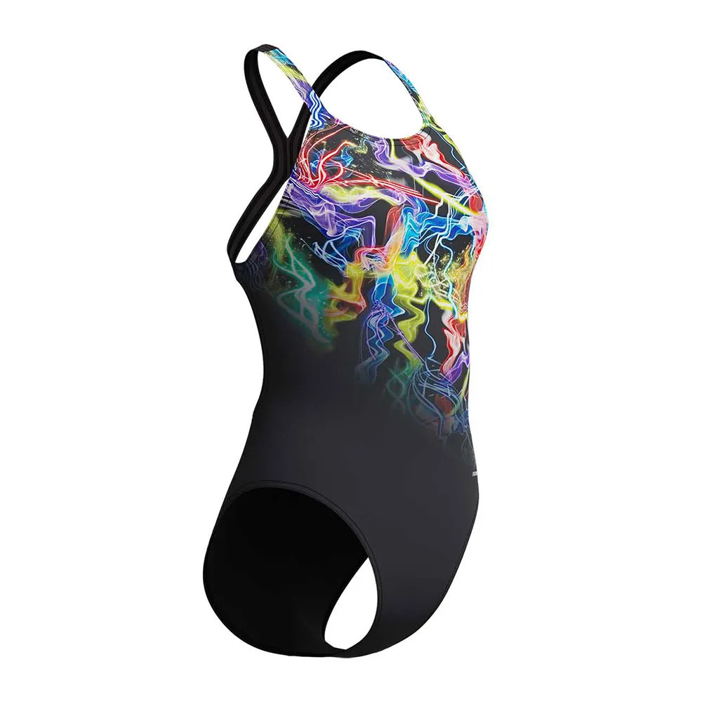 Speedo Fl Placement Printed Powerback Badeanzug female