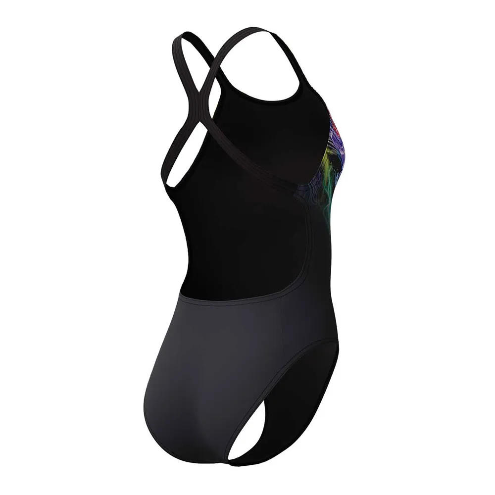 Speedo Fl Placement Printed Powerback Badeanzug female