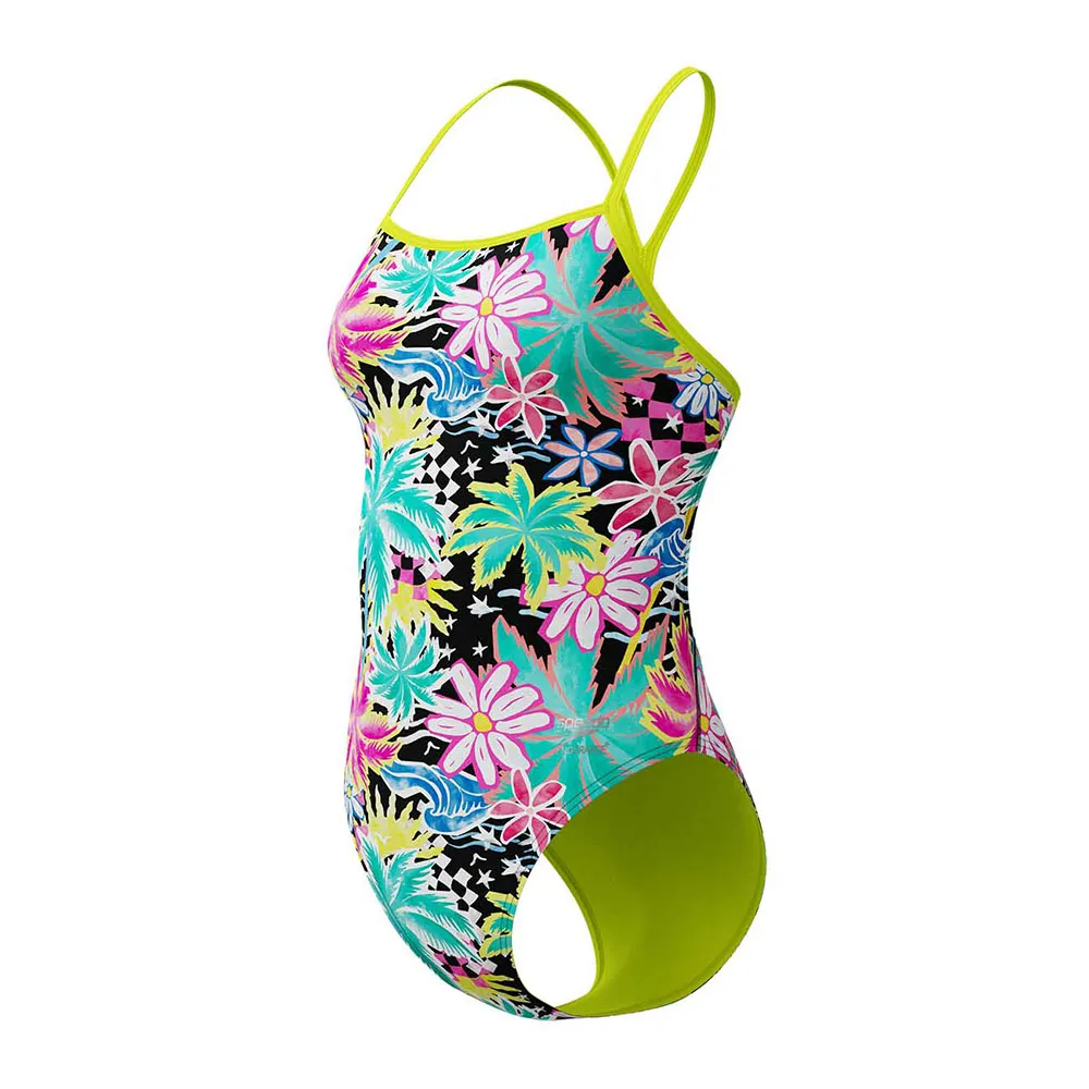 Speedo Fl Printed V-back 2.0 Badeanzug female Speedo Fl Printed V-back 2.0 Badeanzug female