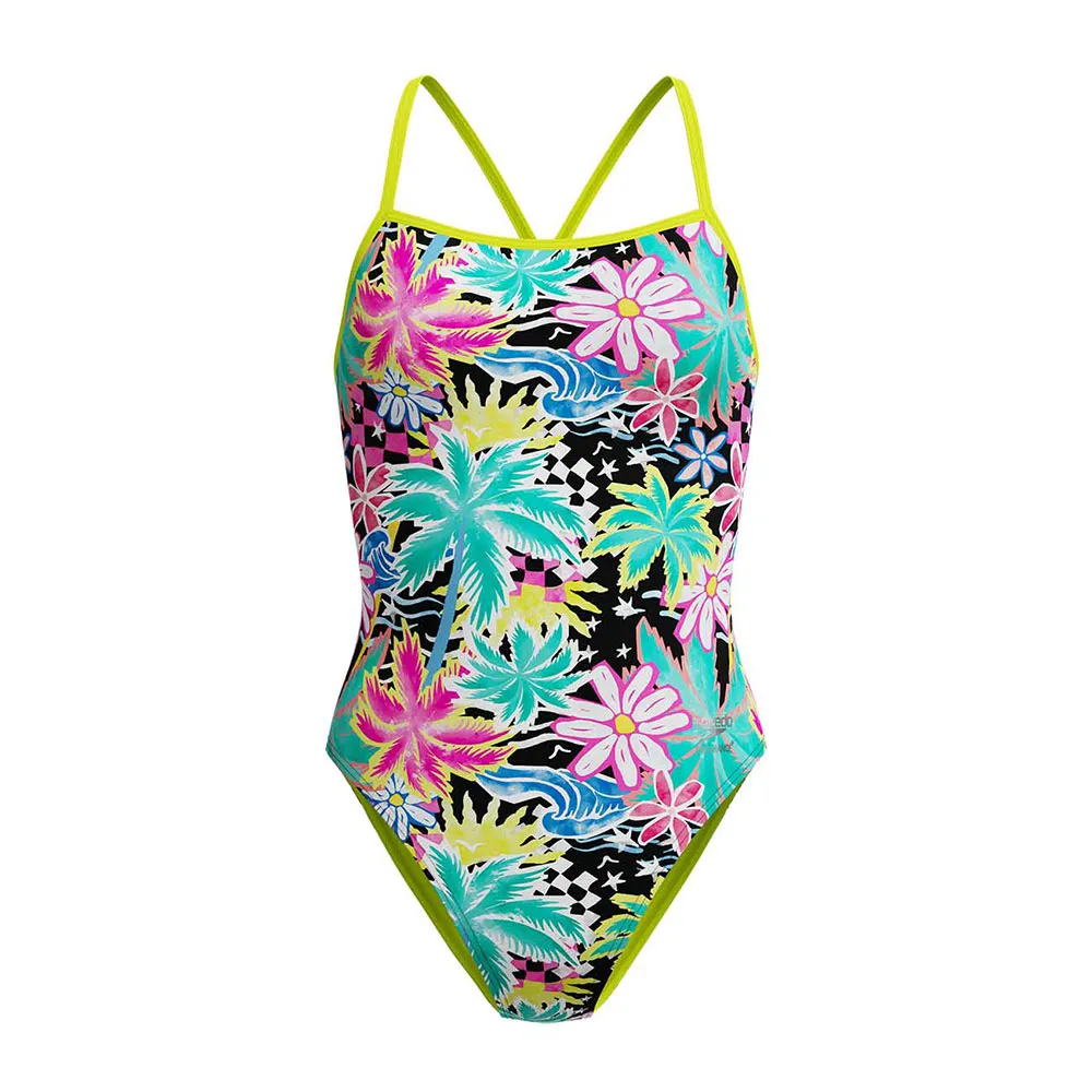 Speedo Fl Printed V-back 2.0 Badeanzug female Speedo Fl Printed V-back 2.0 Badeanzug female