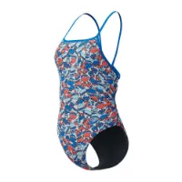 Speedo Fl Printed Web Back Badeanzug female