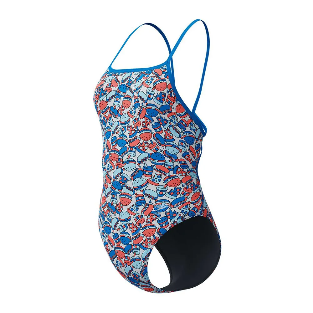 Speedo Fl Printed Web Back Badeanzug female Speedo Fl Printed Web Back Badeanzug female