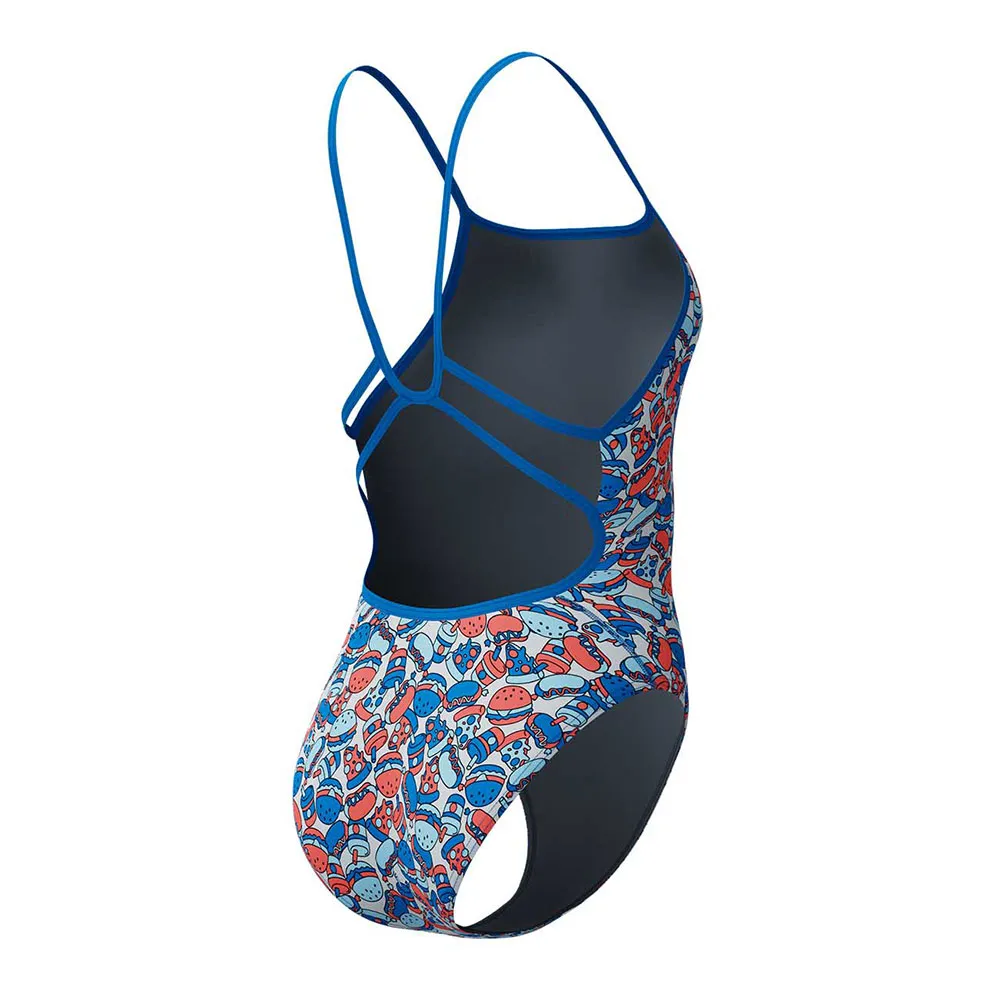 Speedo Fl Printed Web Back Badeanzug female Speedo Fl Printed Web Back Badeanzug female
