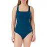 Speedo Flex Band With Integrated Swim Bra Badeanzug female, Dark teal / harlequin green, BD