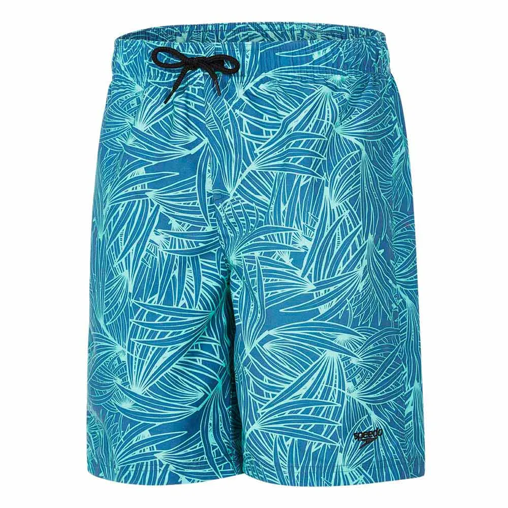 Speedo Forestfield Printed Leisure 17´´ Badeshorts male, Stellar / turquoise, 8-9Y Speedo Forestfield Printed Leisure 17´´ Badeshorts male, Stellar / turquoise, 8-9Y
