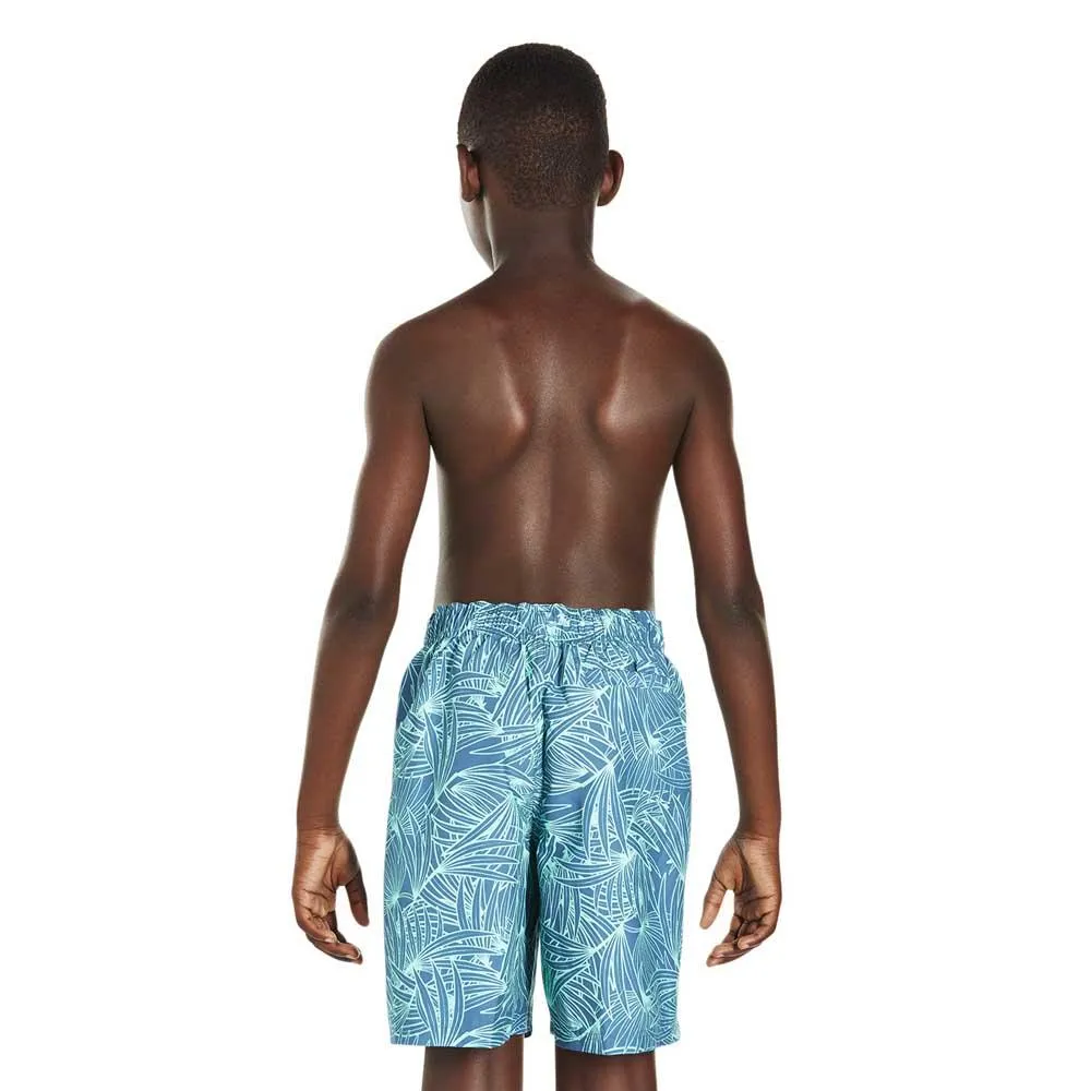 Speedo Forestfield Printed Leisure 17´´ Badeshorts male, Stellar / turquoise, 8-9Y Speedo Forestfield Printed Leisure 17´´ Badeshorts male, Stellar / turquoise, 8-9Y